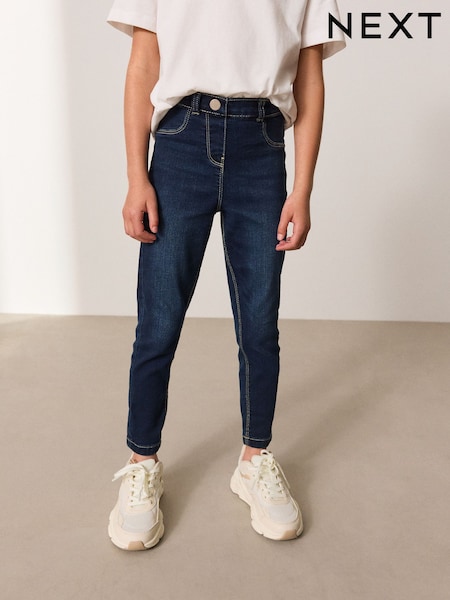 Dark Blue Regular Length Stretch Jeggings (3-16yrs) (981759) | £11 - £16