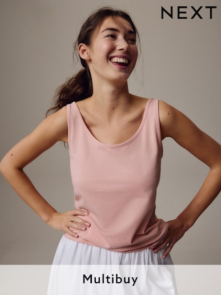 Pink Light Thick Strap Vest (982583) | £7