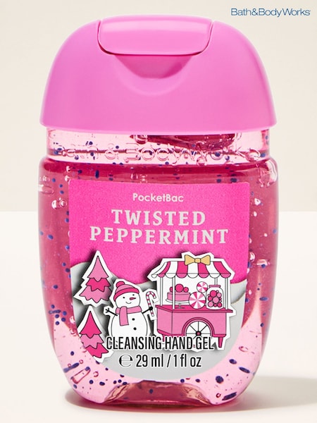 Twisted Peppermint - Bath & Body Works Pocketbac Cleansing Hand Gel 29ml