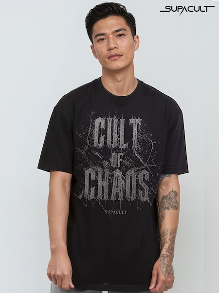 Black - Regular Supacult Cult Of Chaos T-shirt