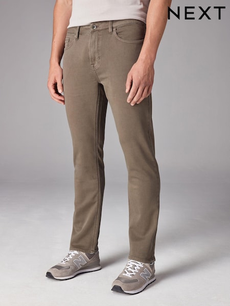 Mushroom Brown Slim Fit Comfort Stretch Jeans (984323) | £32