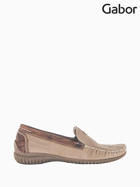 Gabor Wide Fit California Corda Nubuck Moccassins (984540) | £75