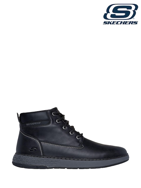 Skechers Black Mens Garlan Shoes (985422) | £79