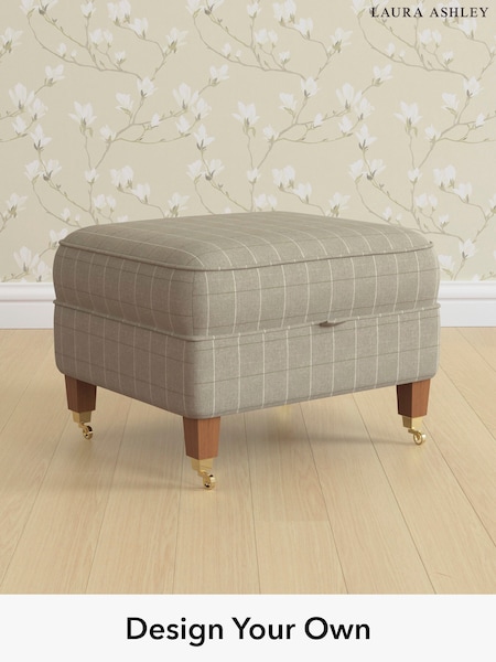 Carolyn Check/Hazelnut Natural Marford By Laura Ashley (985495) | £550