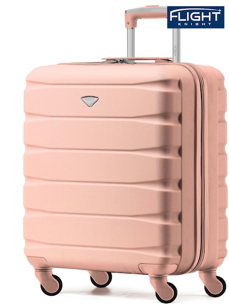 Flight Knight 56x45x25cm EasyJet Overhead 4 Wheel ABS Hard Case Cabin Carry On Hand Luggage (985848) | £50