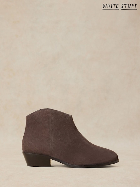 Grey - White Stuff Mae Suede Ankle Boots