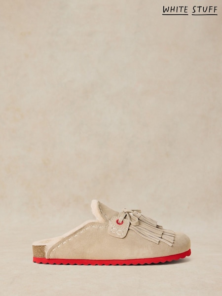 Natural - White Stuff Myrtle Tassel Footbed Shoes