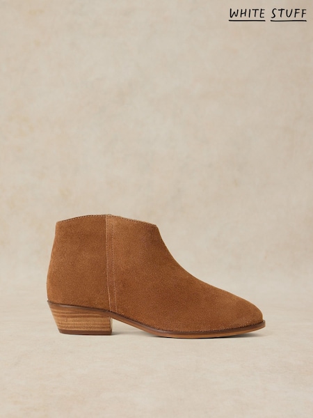 Brown - White Stuff Mae Suede Ankle Boots
