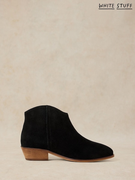 Black - White Stuff Mae Suede Ankle Boots