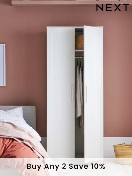 White Flynn Double Wardrobe (987991) | £215
