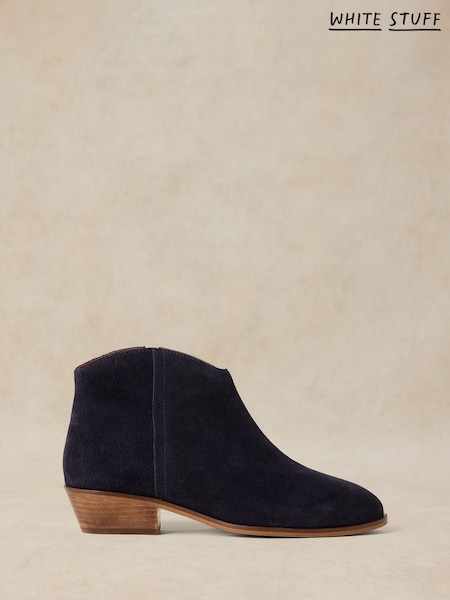 Blue - White Stuff Mae Suede Ankle Boots