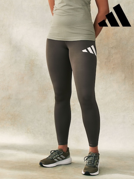 adidas Green Train Essential Full Length Big Logo Leggings (988214) | £30