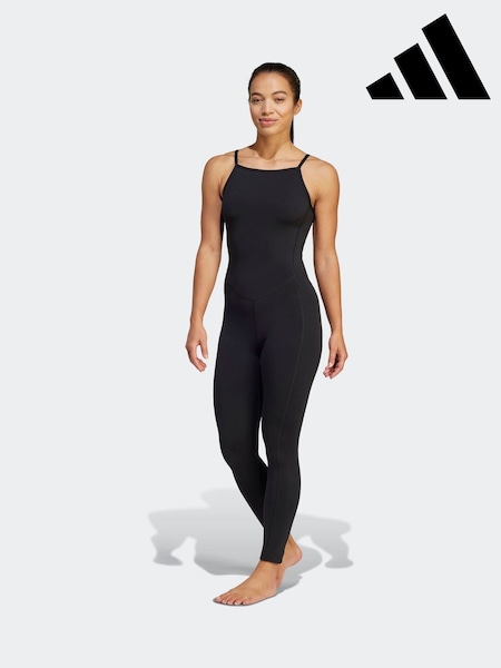 adidas Black Yoga All in One Jumpsuit (988223) | £70