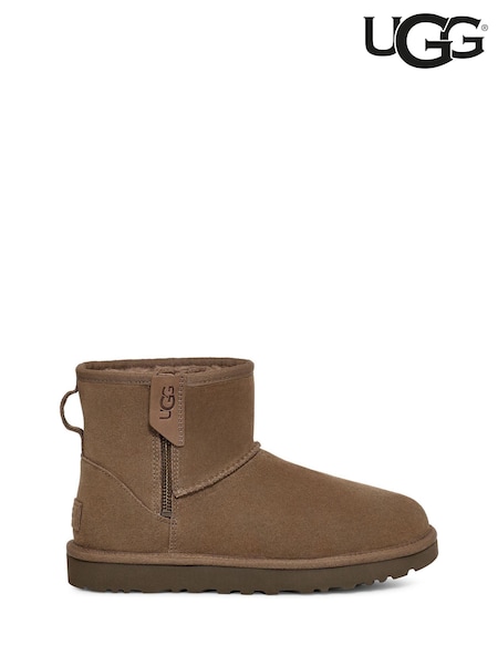 UGG Natural Classic Mini Bailey Zip Boots (988532) | £170