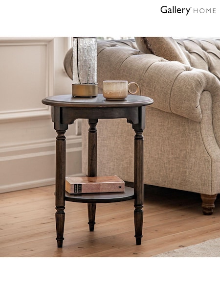 Gallery Home Brown Maddy Side Table (988575) | £322