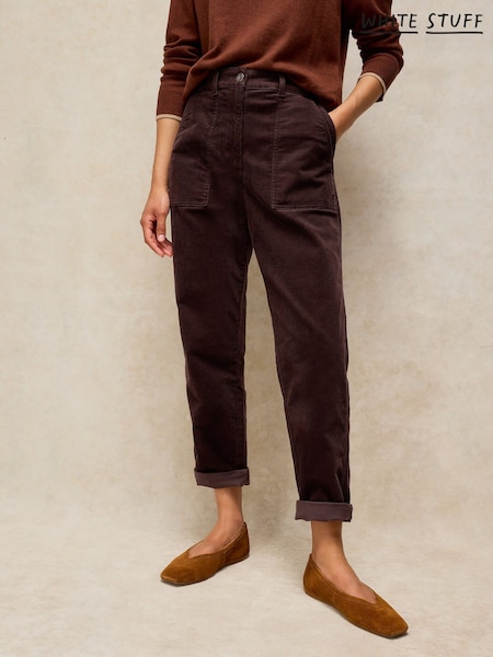 Brown - White Stuff Twister Cord Trousers