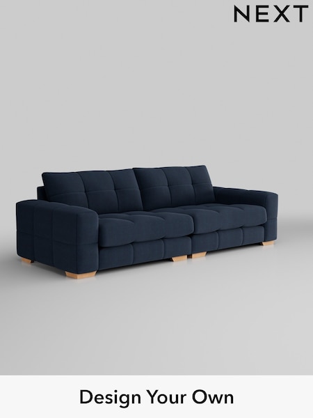 Fine Chenille Easy Clean/Dark Navy Blue Brooke Deep Sit (989414) | £1,825