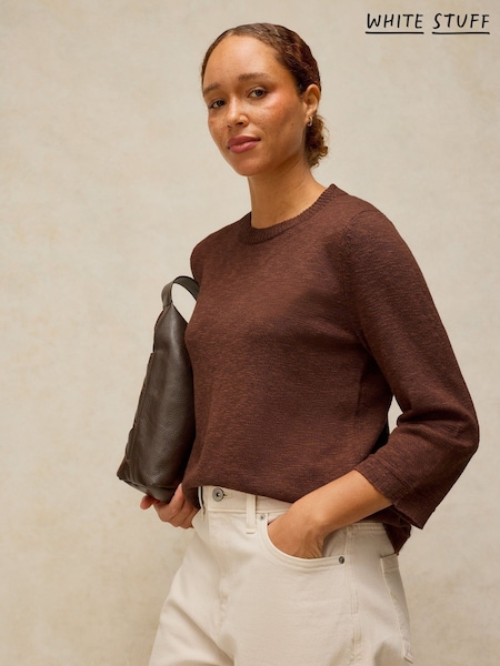 Dark Brown - White Stuff Betsy Jumper