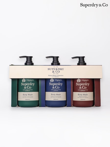 Superdry Body Wash 3 X 300ml Trio Set