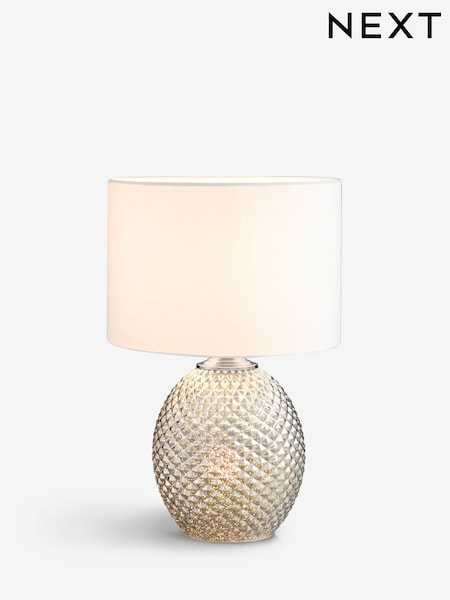 Chrome Glamour Dual Light Small Table Lamp (991109) | £50