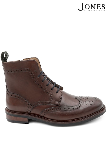 Chestnut Brown - Regular Jones Bootmaker Fletcher Leather Boots
