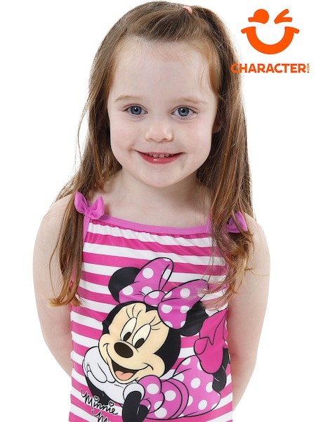 Character Pink Minnie Mouse Swimsuit (992841) | £15