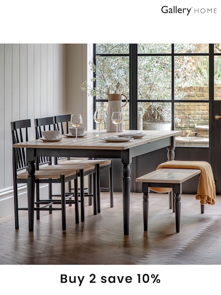 Gallery Home Meteor Navy Leroy Extending Dining Table (993787) | £857