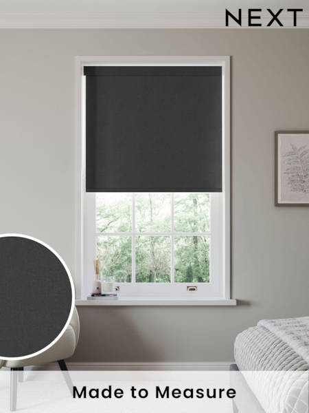 Black Albans Made to Measure Roller Blind (997769) | £58