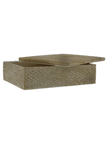 Otters Brook Polyresin Criss Cross Jewellery Box