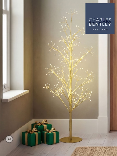 Charles Bentley Prelit Twig 4ft Christmas Tree With 420 Constant Led Lights