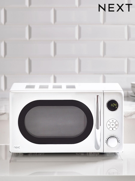 White Digital 800W 20L Microwave (998775) | £80
