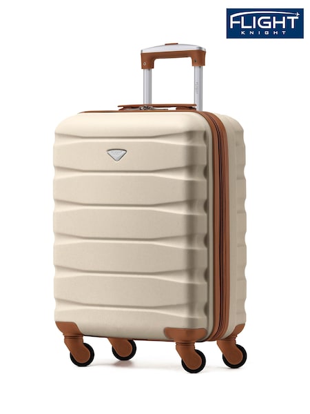 Flight Knight 55x40x20cm Ryanair Priority 4 Wheel ABS Hard Case Cabin Carry On Hand Luggage (999455) | £50