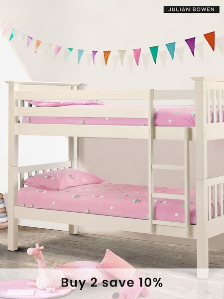 Julian Bowen White Barcelona Bunk Bed (999867) | £535