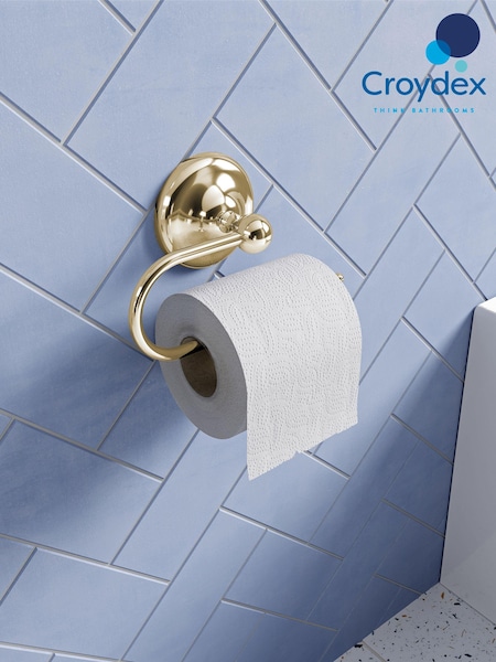 CROYDEX Grosvenor Gold Toilet Roll Holder (9Q1713) | £61