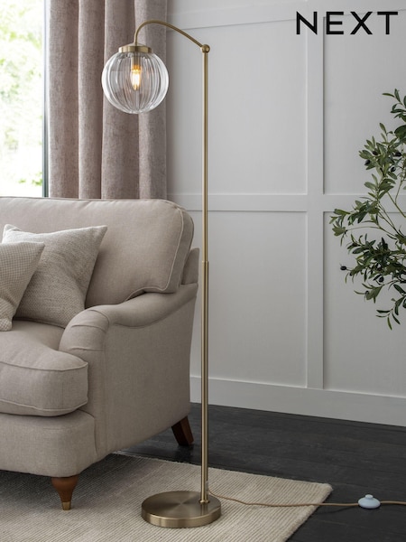 Brass Bourton Floor Lamp (A01771) | £115