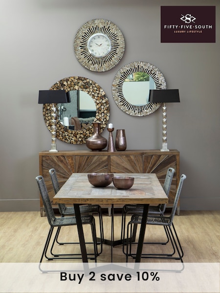 Fifty Five South Grey Sisal Chair (A02017) | £165