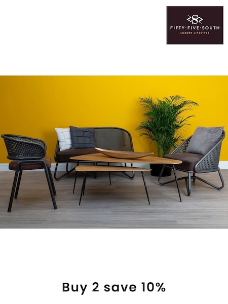 Fifty Five South Brown New Foundry Chair (A02055) | £535