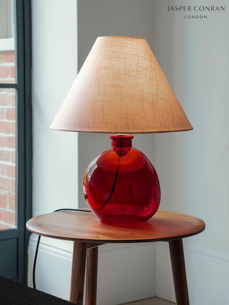 Jasper Conran London Red Hand Blown Glass Table Lamp (A03904) | £80