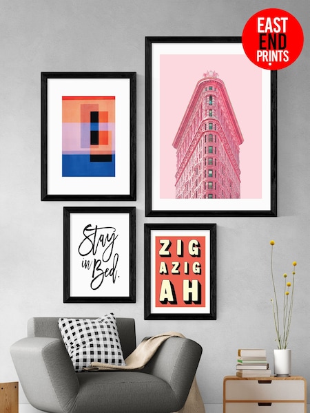 East End Prints Black Stay In Bed Print (A05991) | £50 - £130