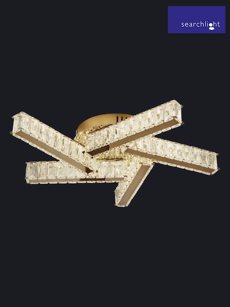Searchlight Gold Rocha 5 Light Ceiling Light (A06522) | £140