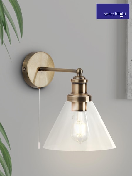 Searchlight Entwine Antique Brass Wall Light (A06570) | £41