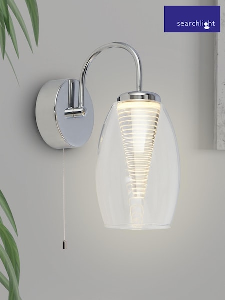 Searchlight Giana Chrome Wall Light (A06638) | £74