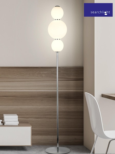 Searchlight Chrome Acre 2 Light Floor Light (A06664) | £157