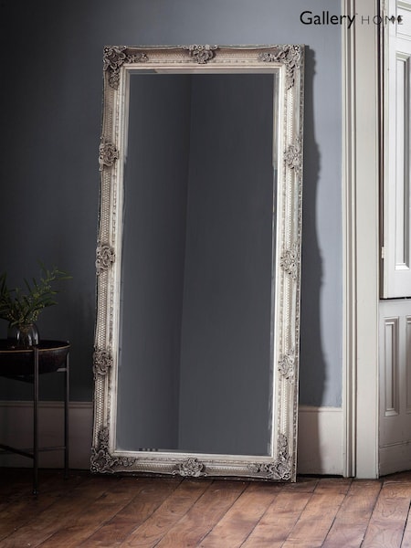 Gallery Home Silver Assen Leaner Mirror (A06903) | £190