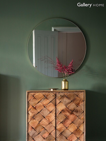 Gallery Home Gold Drew Round Mirror (A06921) | £165