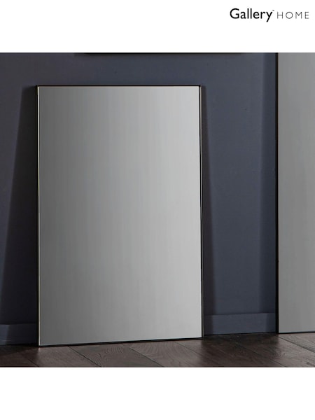 Gallery Home Black Macey Rectangle Mirror (A06923) | £170