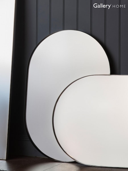 Gallery Home Black Macey Elipse Mirror (A06936) | £175