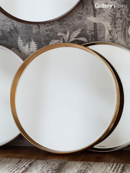 Gallery Home Gold Ewing Round Mirror (A06966) | £210