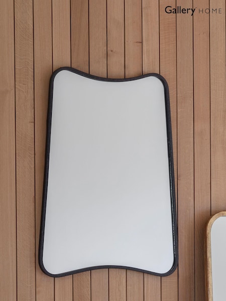 Gallery Home Black Eden Rectangle Mirror (A06974) | £110