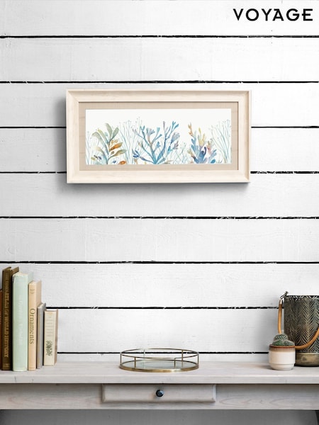 Voyage Blue Birch Coral Reef Wall Art (A07436) | £59